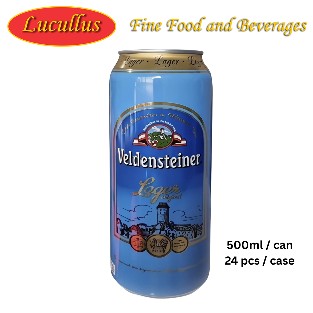VELDENSTEINER - LAGER 500ML CAN / 20 PCS PER CASE