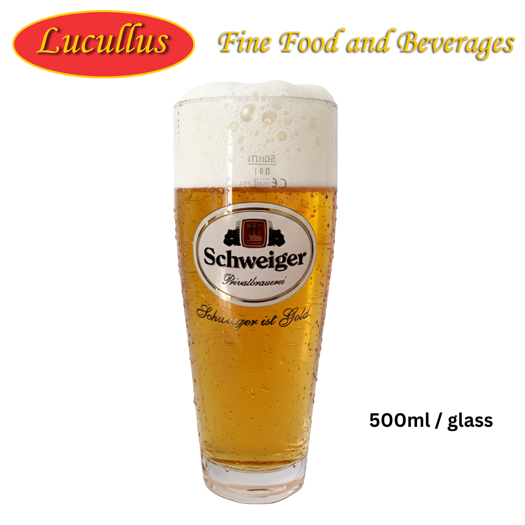 SCHWEIGER PRIVATBRAUEREI - SCHWEIGER IST GOLD 500ML GLASS