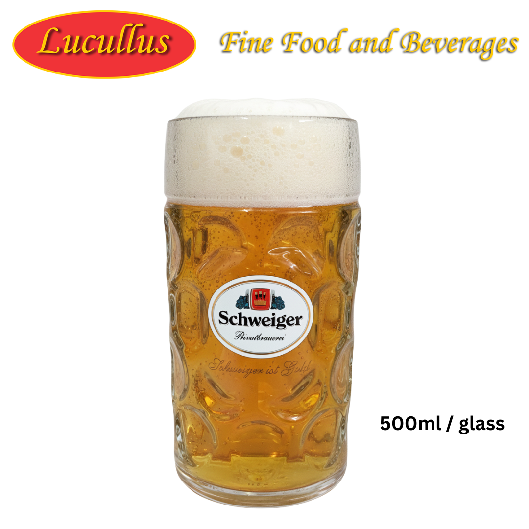 SCHWEIGER - PRIVATBRAUEREI IST GOLD STULZE OBERGLAS ISAR 500ML MUG