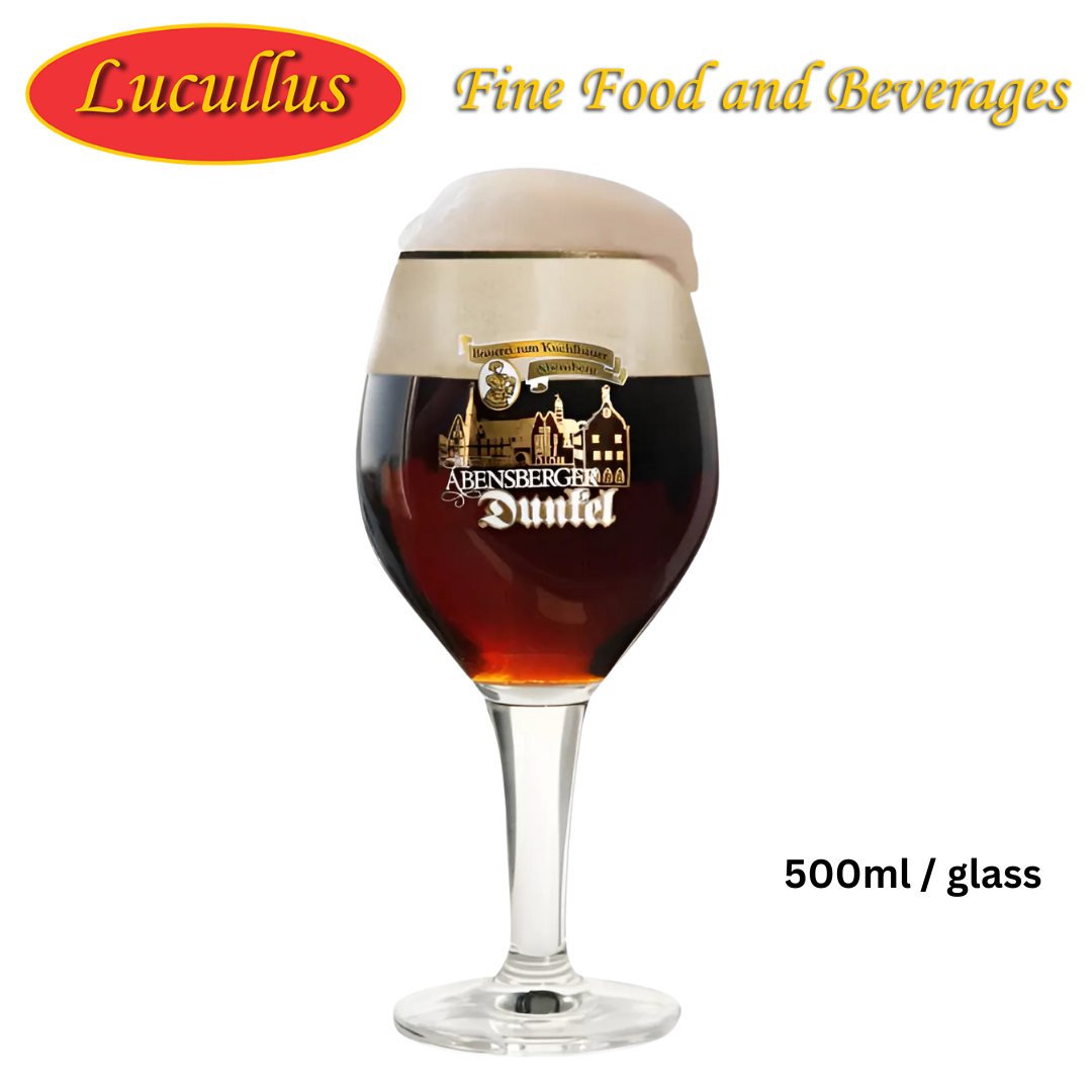 ABENSBERGER - DUNKLE WINE 500ML GLASS