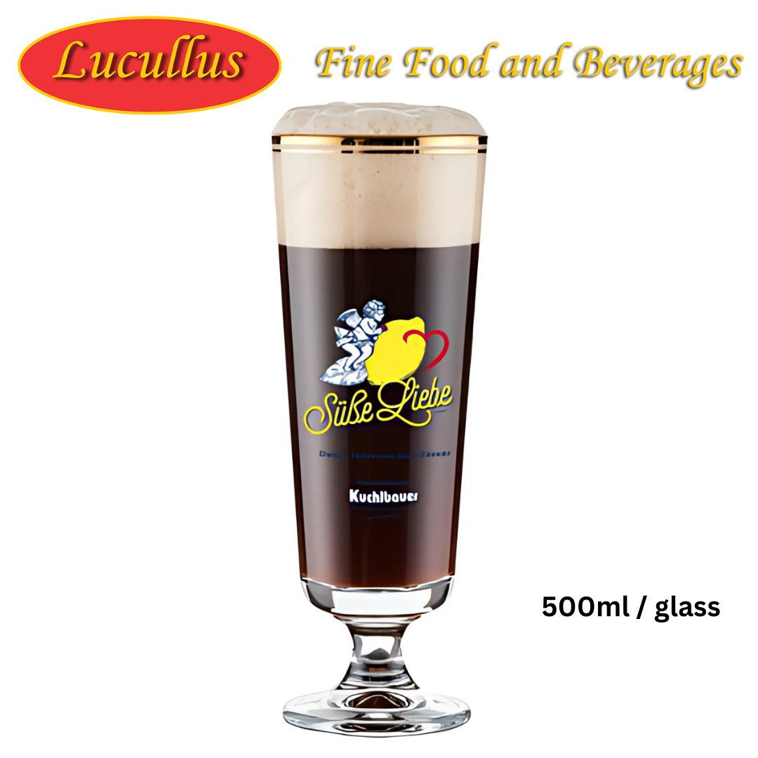 KUCHLBAUER - WEISSBRAUER SUßE LIEBE DUNKLE HEFEWEISSE KUST ZITRONE 500ML GLASS