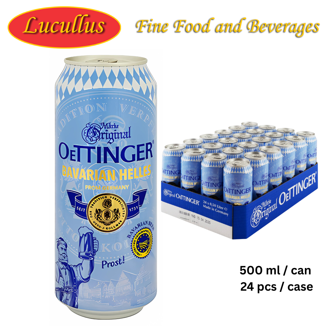 OETTINGER - BAVARIAN HELLES 500ML CAN / 24 PCS PER CASE