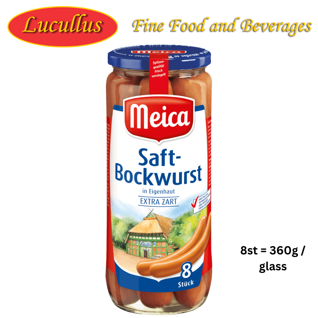 MEICA - SAFT BOCKWURST / BOILED SAUSAGES 8ST = 360G