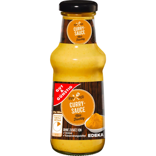 G+G - Curry Sauce - 250 ml btl / Currysoße