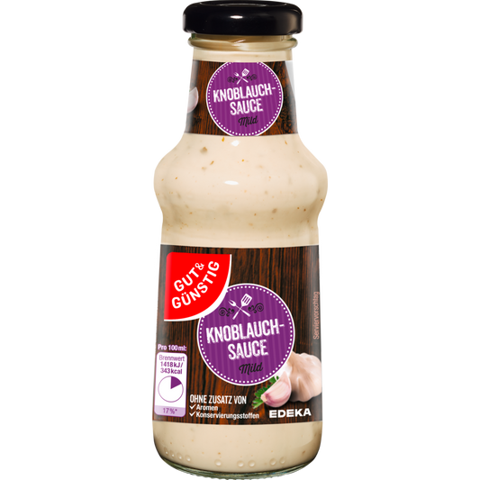 G+G - Garlic Sauce - 250 ml btl / Knoblauchsosse