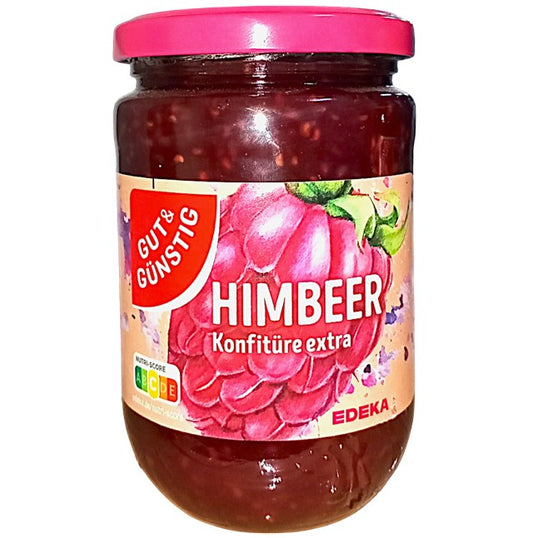 G+G - Raspberry Jam - 450 g glass / Himbeer-Marmelade