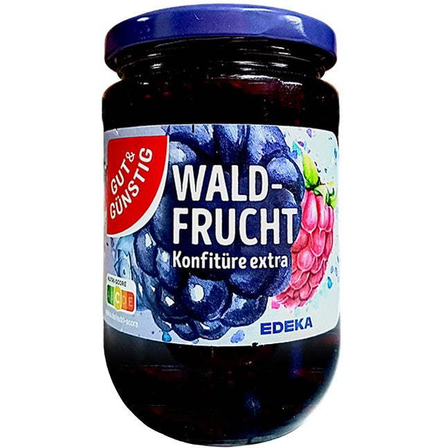 G+G - Wild Berries Jam - 450 g glass / Waldfrucht-Marmelade