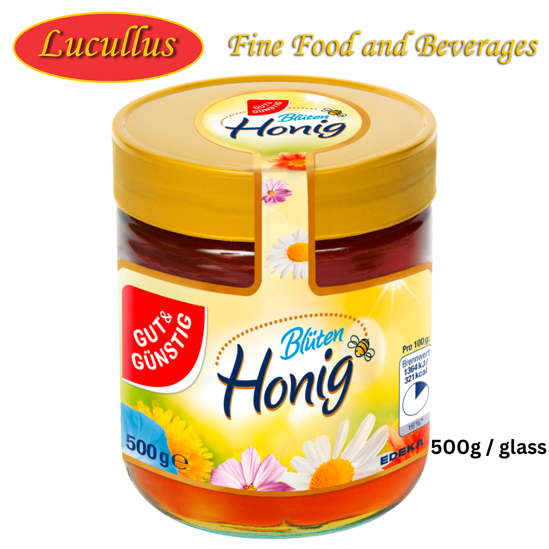 GUT & GÜNSTIG - BLÜTEN HONIG FLÜSSIG / HONEY LIQUID 500G