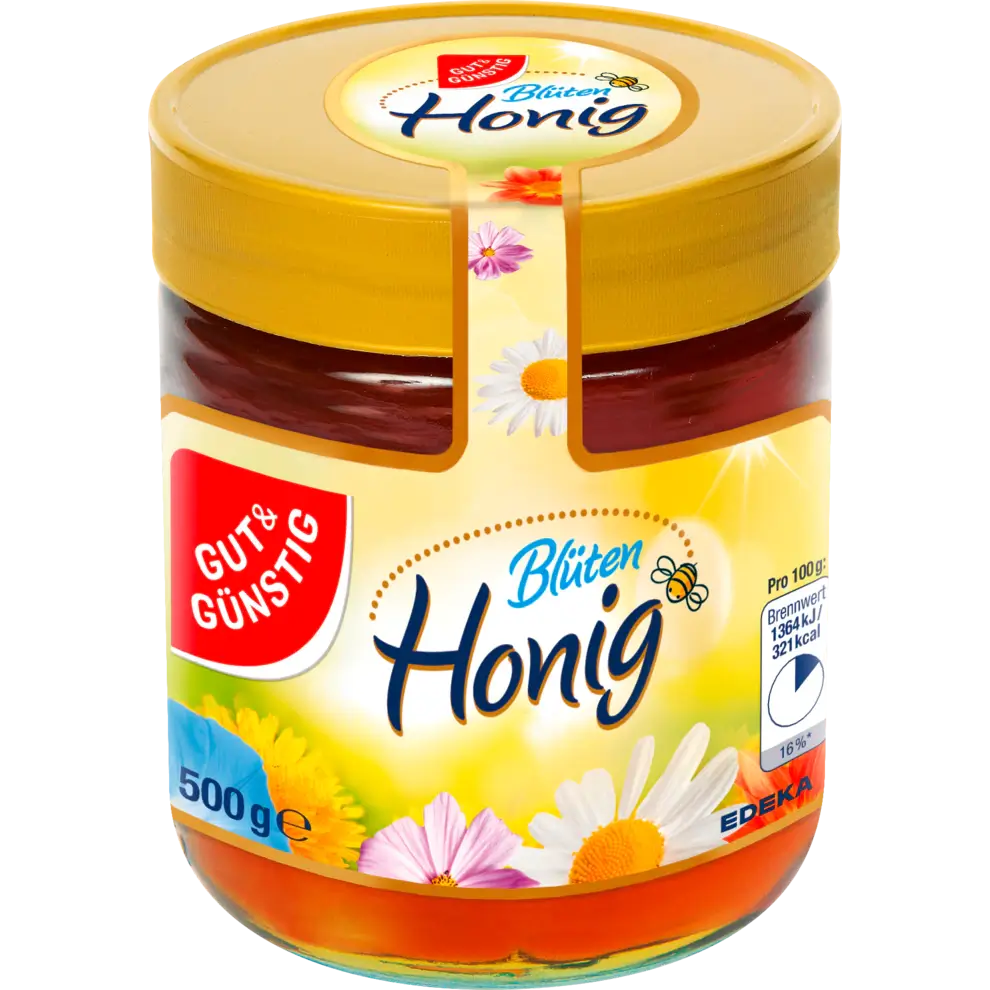 G+G - Honey Liquid - 500 g glass / Honig flüssig