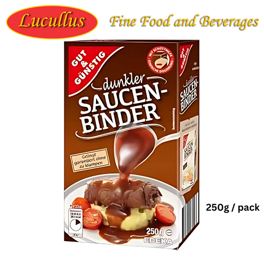 GUT &amp; GÜNSTIG - SOßENBINDER DUNKEL / SAUCE THICKENER DARK 250G