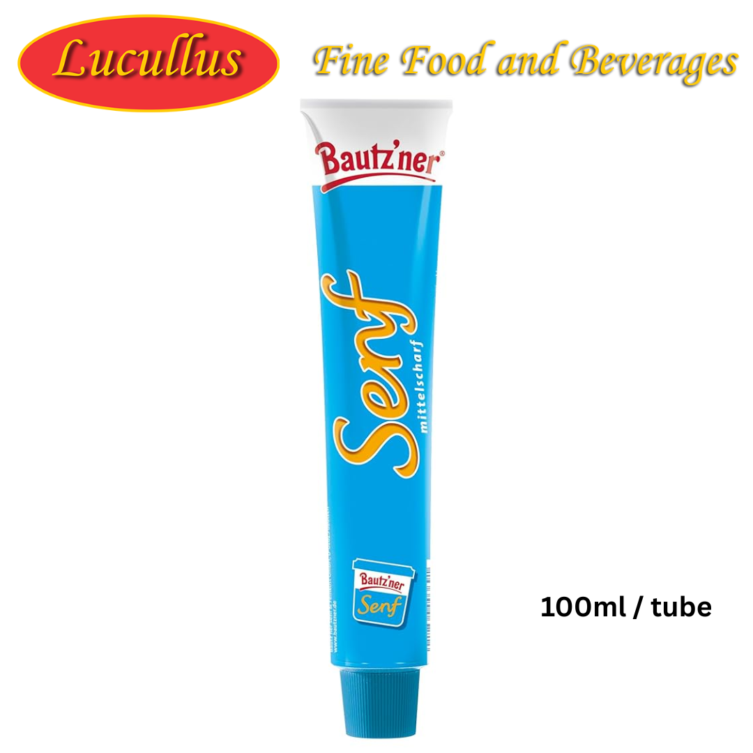 BAUTZ'NER - SENF MITTELSCHARF / MUSTARD MEDIUM 100ML