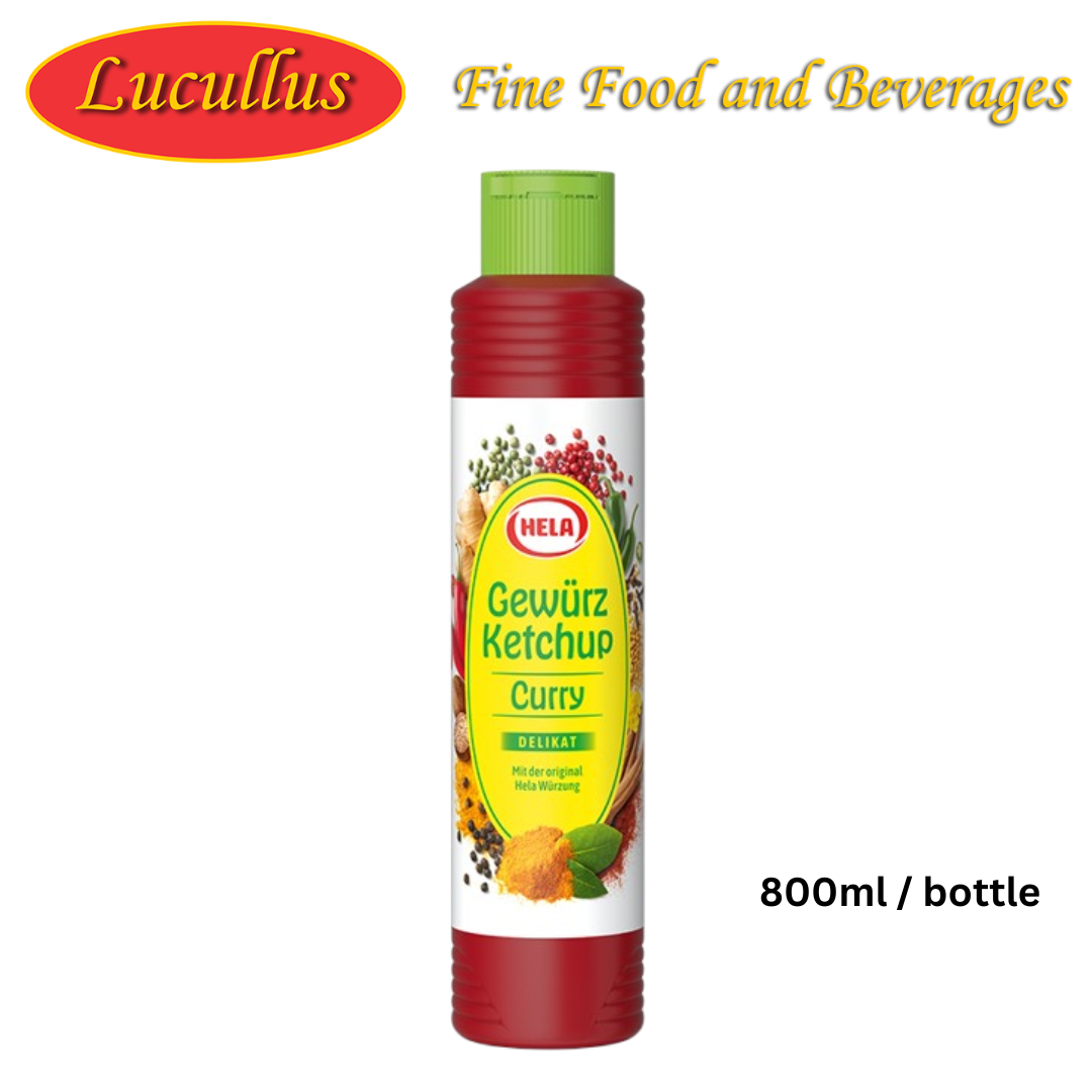 HELA - GEWÜRZ KETCHUP CURRY DELIKAT / CATSUP CURRY 800ML