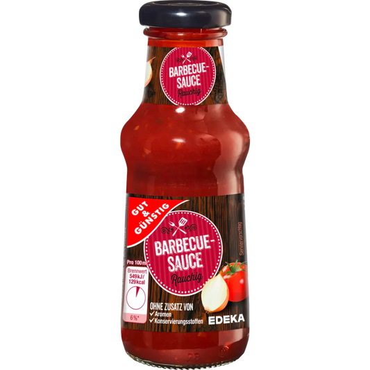 G+G - Barbeque Sauce - 300 ml btl / Barbeque-Soße