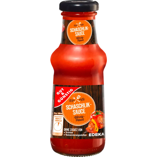 G+G - Kebab Sauce - 300 ml btl / Schaschlik-Sosse