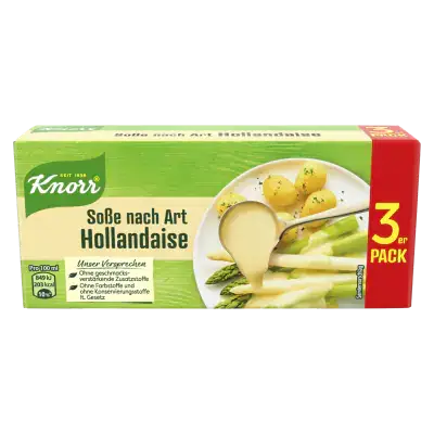 Knorr - Sauce Hollandaise - 3er pck / Sauce Hollandaise