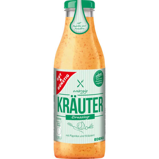 GUT & GÜNSTIG - KRÄUTER - SALAT - TUNKE / HERBAL SALAD DRESSING 500ML