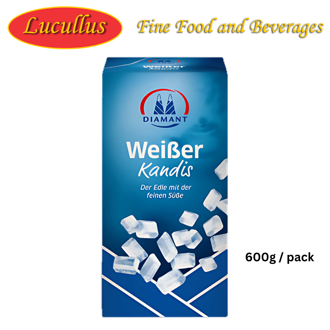 DIAMANT - WEIßER KANDIS ZUCKER / WHITE SUGAR CANDIES 600G