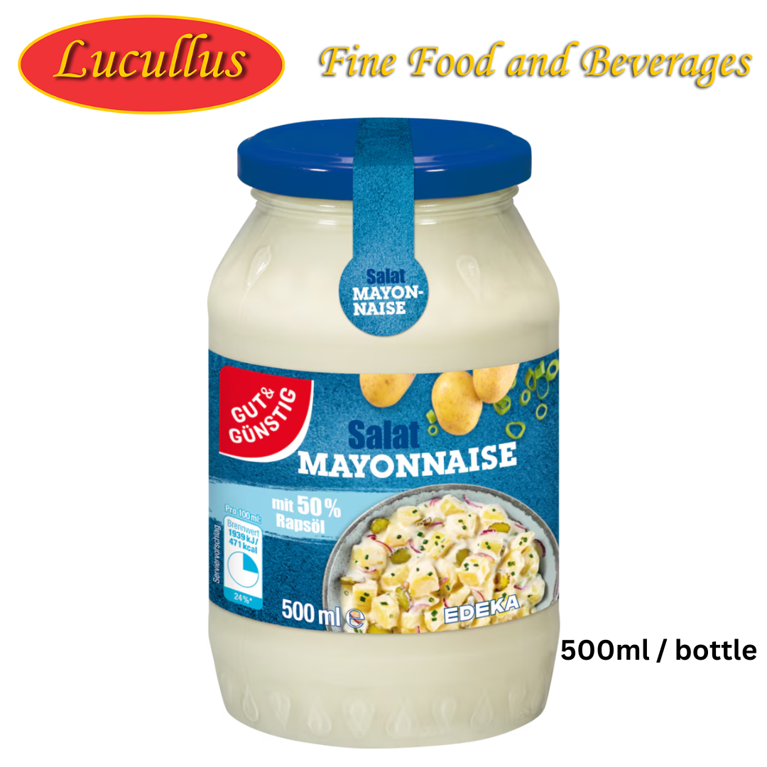 G+G - Mayonaise - 500 g Glas / Salatmayonnaise