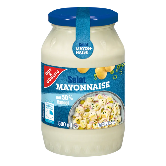 G+G - Mayonaise - 500 g glass / Salatmayonnaise