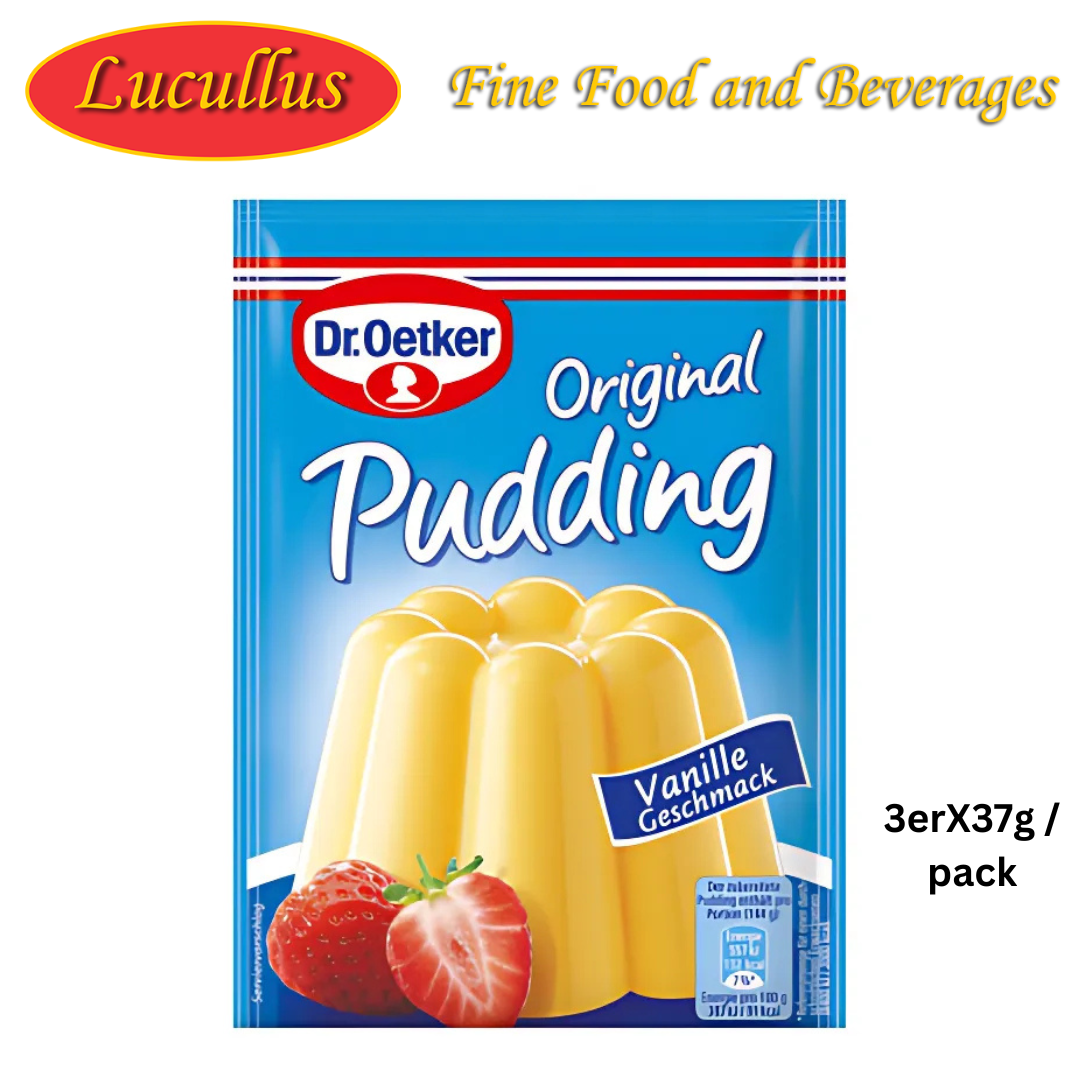 DR. OETKER - VANILLE PUDDING / VANILLA PUDDING POWDER 3x37G