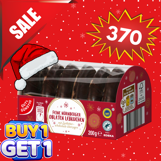 (BUY 1 TAKE 1) GUT & GÜNSTIG - OBLATEN LEBKUCHEN MIT ZARTBITTER - SCHOKOLADE 200G