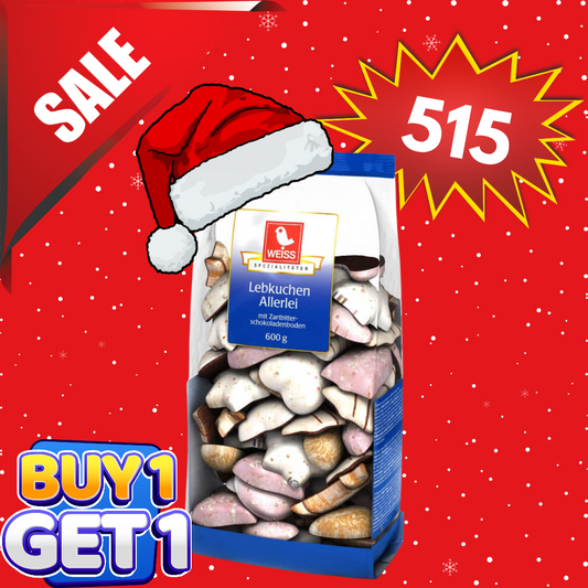 (BUY 1 TAKE 1) WEISS - LEBKUCHEN ALLERLEI 600G