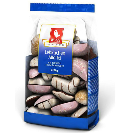 Weiss Lebkuchen-Allerlei  600g PK/Pack