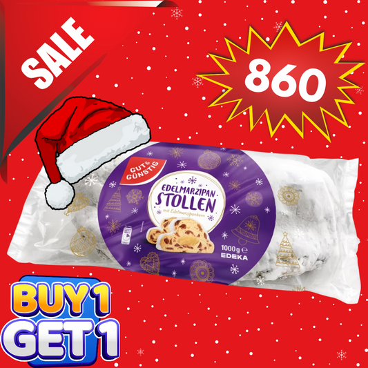 (BUY 1 TAKE 1) GUT & GÜNSTIG - EDELMARZIPAN STOLLEN 1,000G