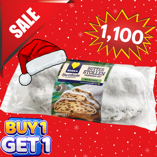 (BUY 1 GET 1) EDEKA - BUTTER STOLLEN THÜRINGER ART 1,000G