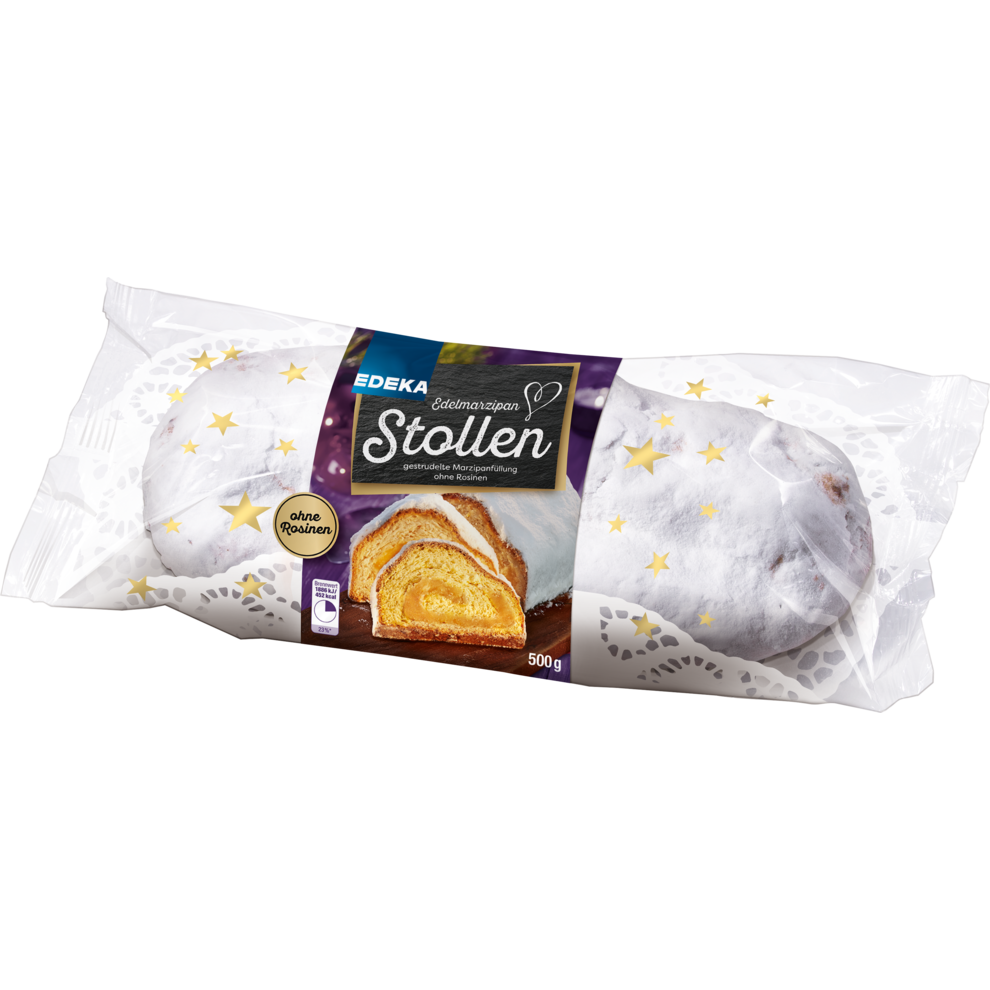 Edeka Marzipanstollen Ohne Rosinen 500g