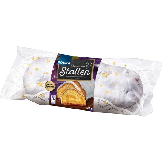 Edeka Marzipanstollen Ohne Rosinen 500g