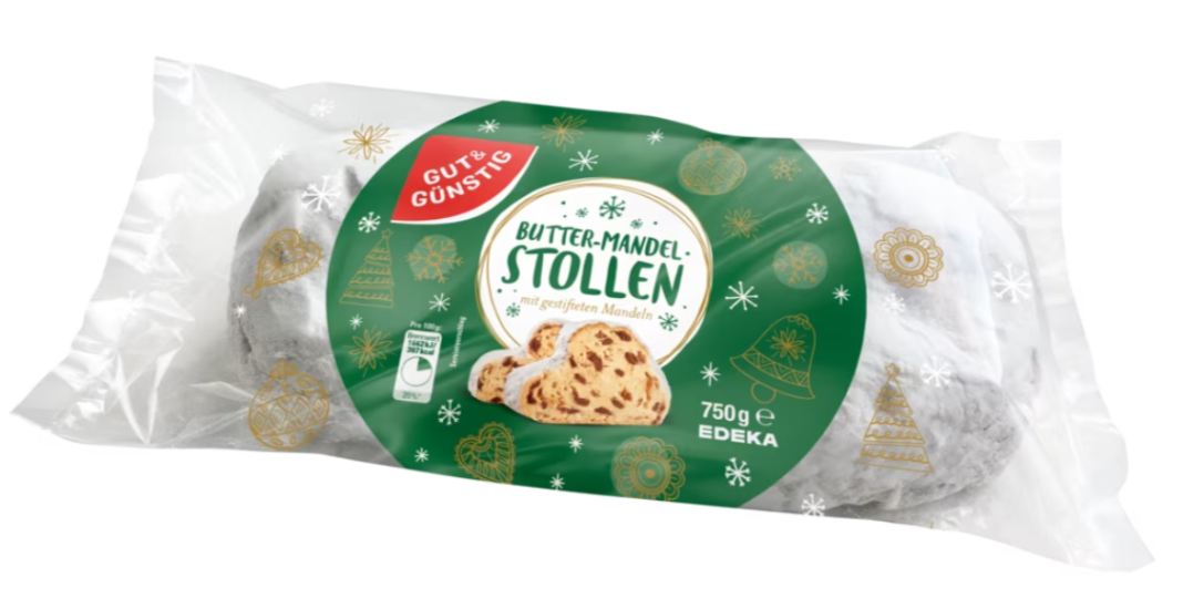 G+G Butter Mandel Stollen 750g