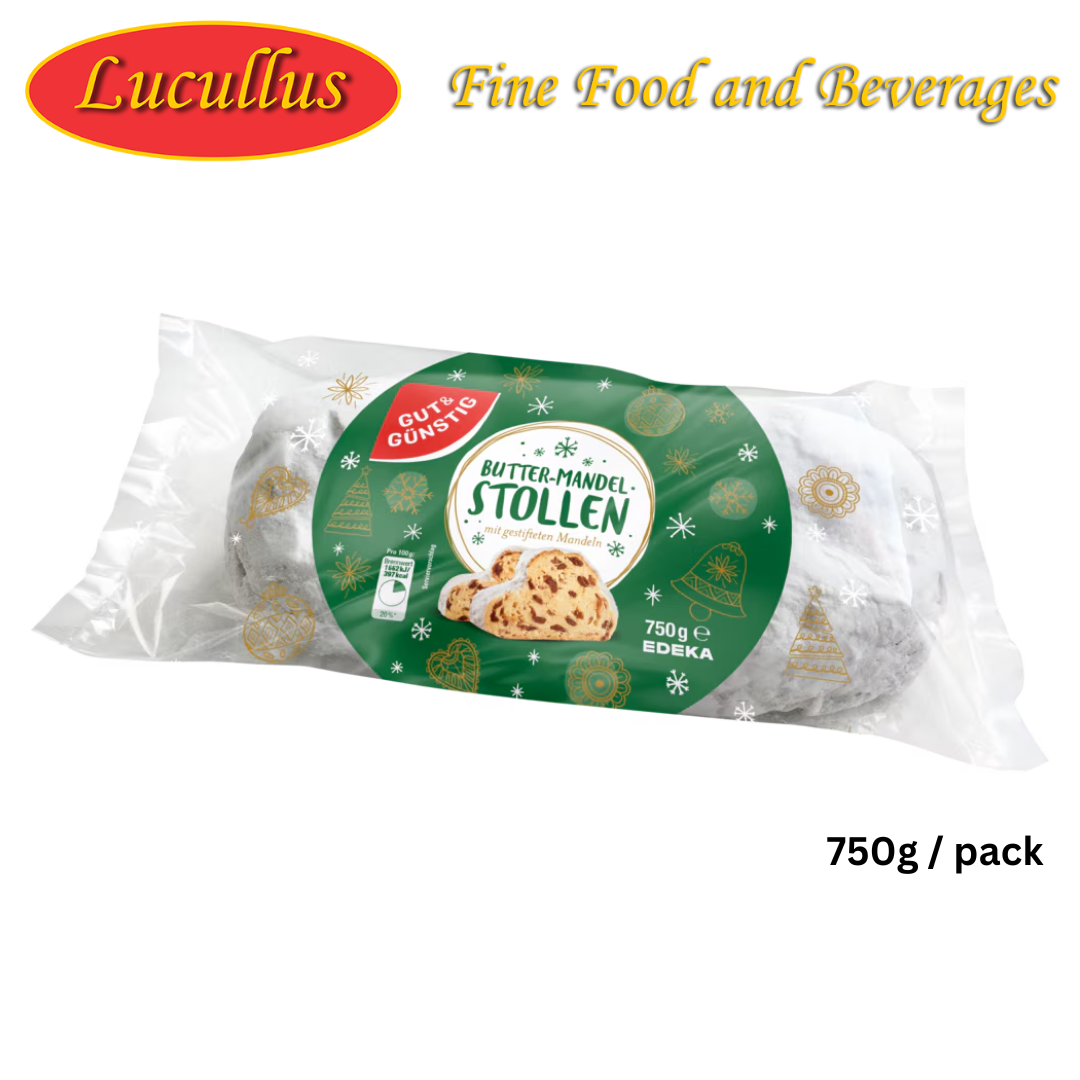 GÜT & GUNSTIG - BUTTER MANDEL STOLLEN 750G