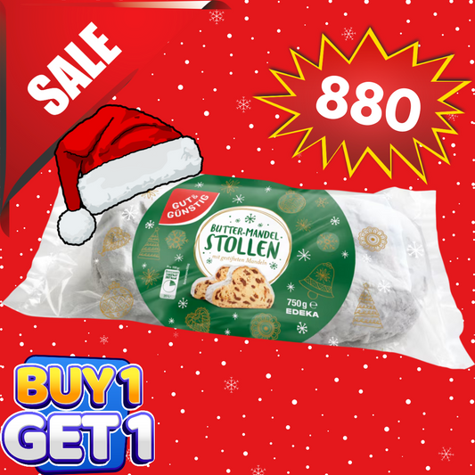 (BUY 1 TAKE 1) GÜT & GUNSTIG - BUTTER MANDEL STOLLEN 750G