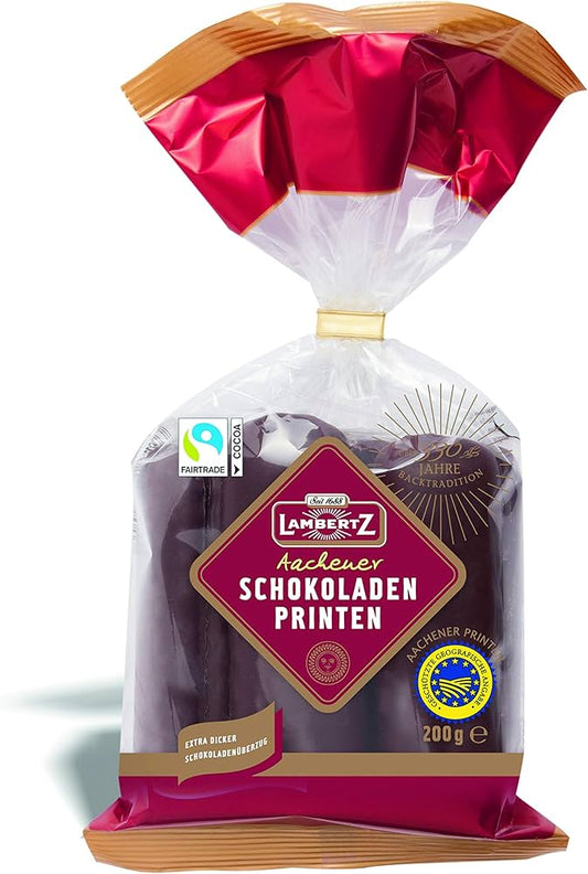 Lambertz Schokoprinten Zartbitter 200g