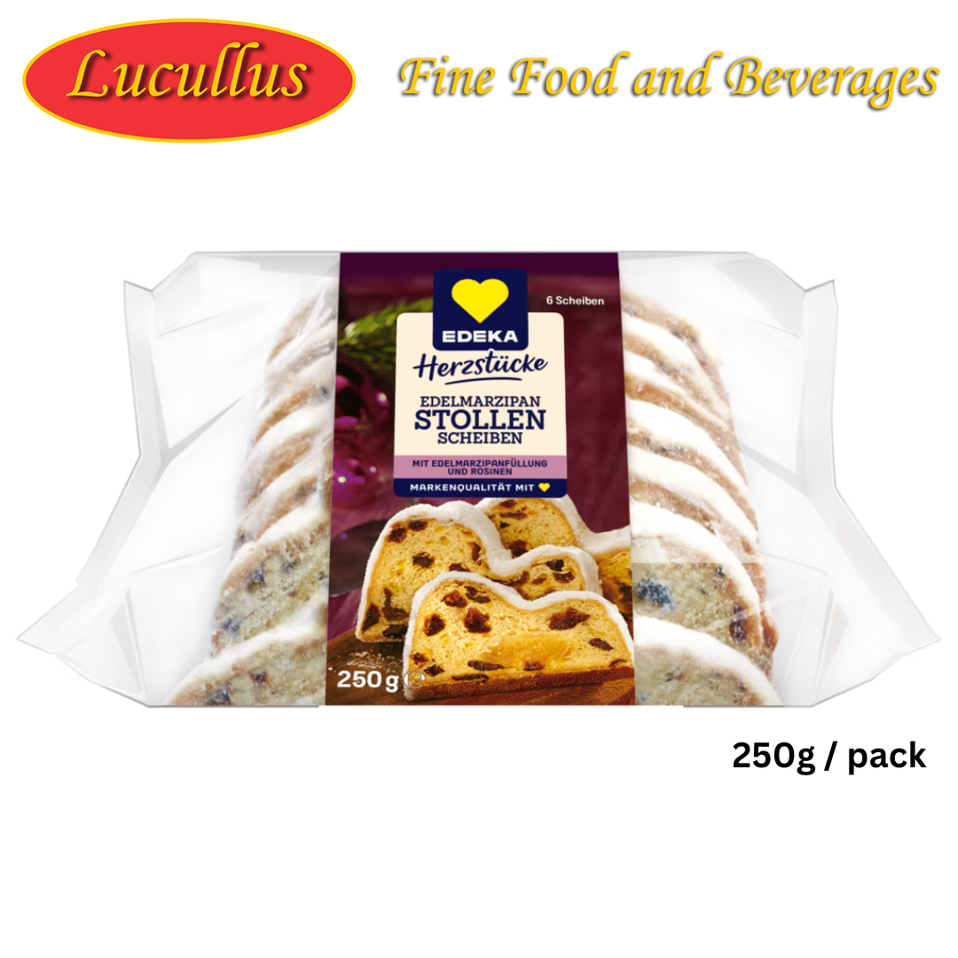 (KAUFEN SIE 1, ERHALTEN SIE 1) EDEKA - CHRISTSTOLLEN SCHEIBEN MARZIPAN 250G