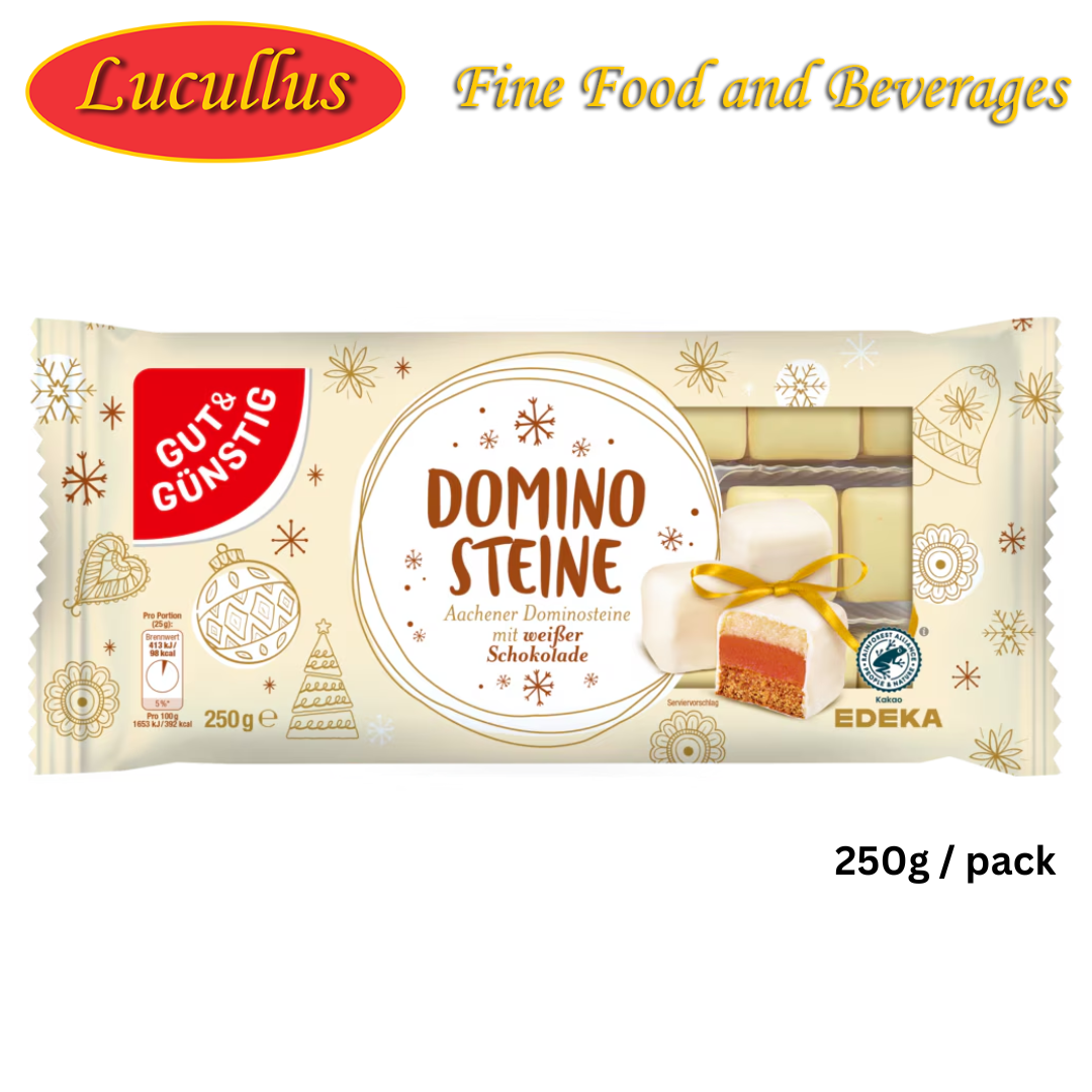 GÜT & GUNSTIG - DOMINO STEINE WEISS 250G