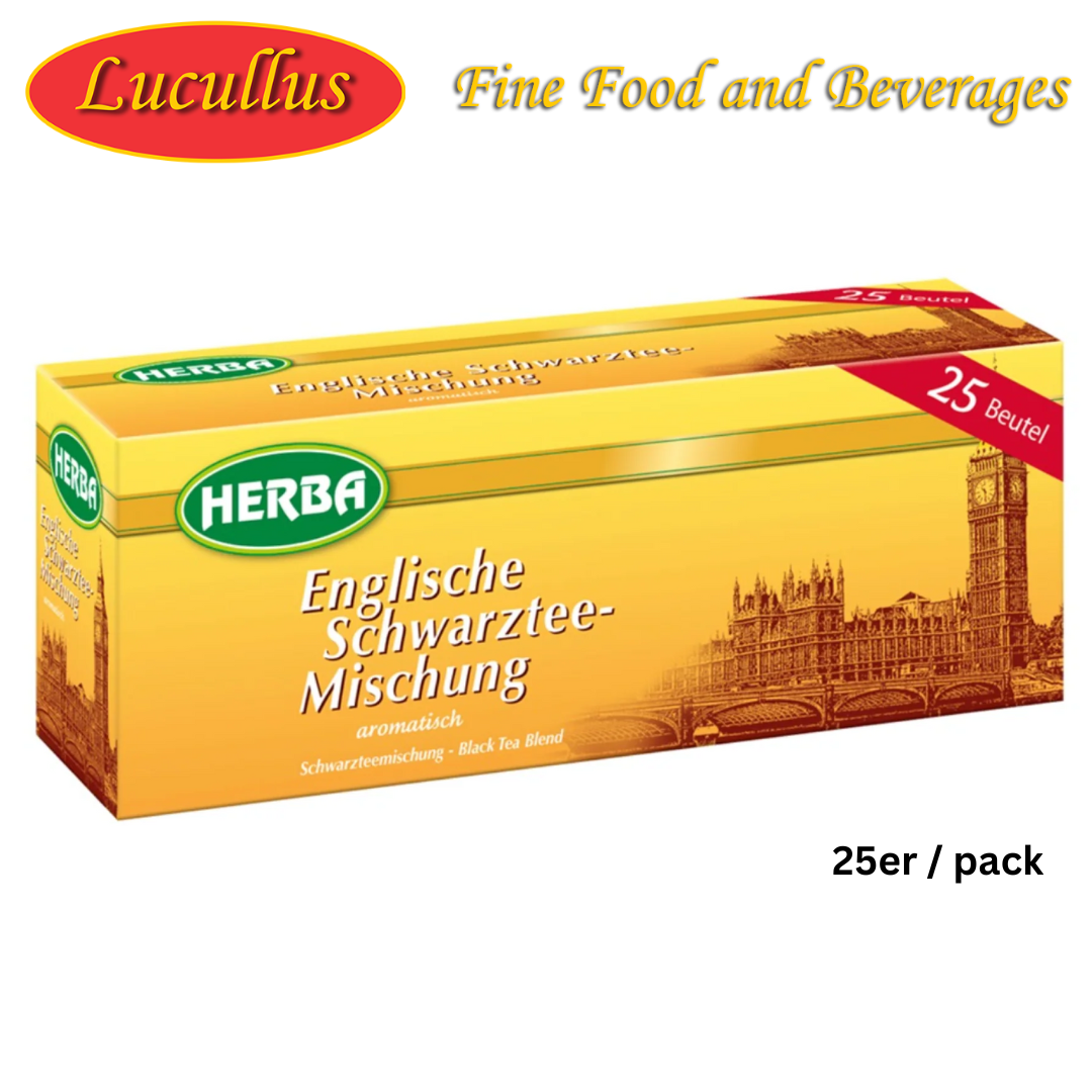 HERBA - ENGLISCHE SCHWARZTEE MISCHUNG / ENGLISH BLACK TEA 25ER PCK