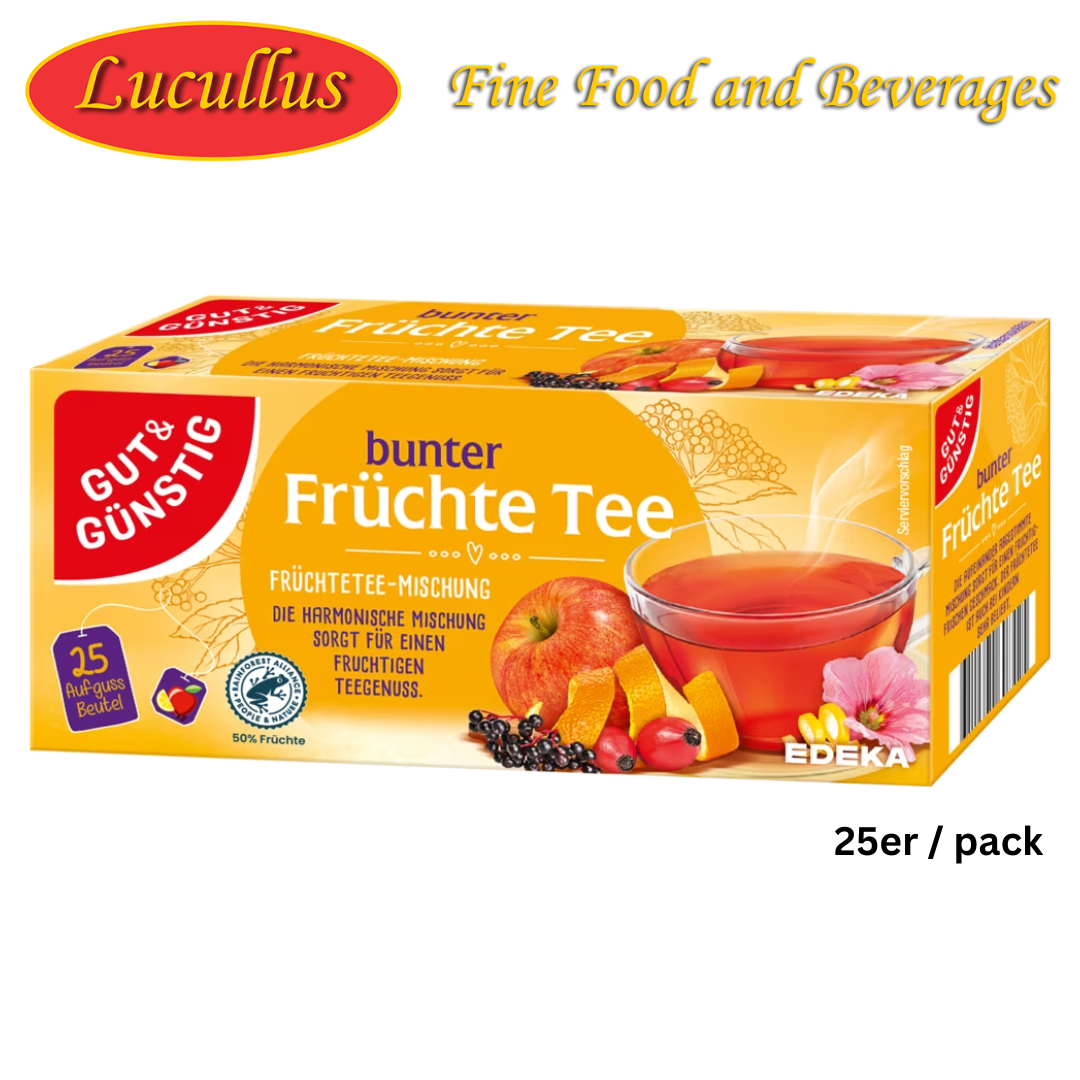 GUT & GÜNSTIG - FRÜCHTE TEE / FRUIT TEA 25ER PCK