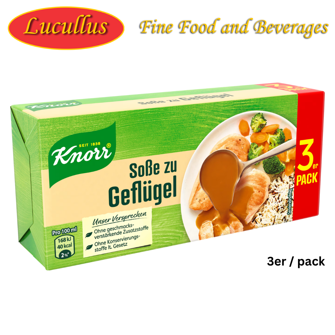 KNORR - SOßE ZU GEFLÜGEL / POULTRY SAUCE 3ER PCK
