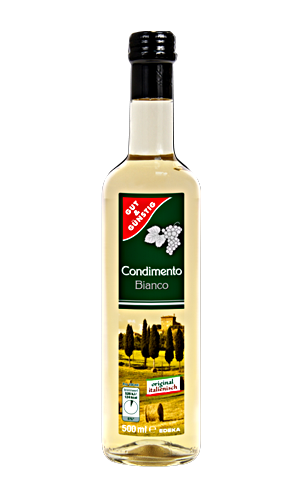 G+G - Vinegar "Condimento Bianco" - 500 ml btl / Weißer Essig