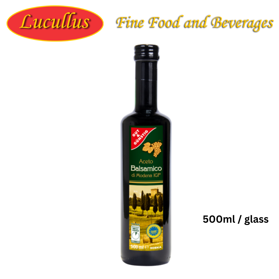 GUT & GÜNSTIG - VINEGAR ACETO BALSAMICO DI MODENA IGP / BALSAMICO ESSIG 500ML