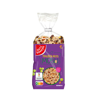 G+G - Grape-Nuts Muesli - 1000 g bag / Trauben-Nuss-Mùsli