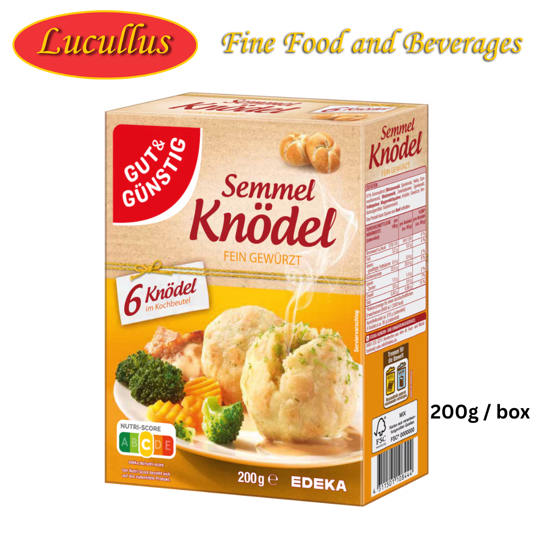 GUT & GÜNSTIG - SEMMEL KNÖDEL / BREAD DUMPLINGS IN COOKING BAG 6PCS PER BAG