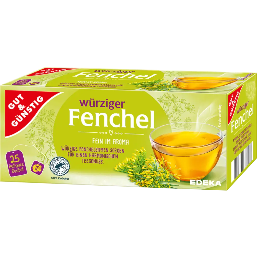 G+G - Fennel Tea in bags/ - 25er pck / Fencheltee