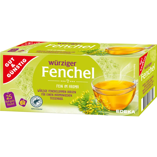 G+G - Fennel Tea in bags/ - 25er pck / Fencheltee