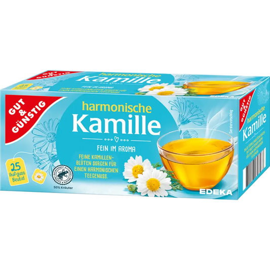 G+G - Camomile Tea in bags - 25er pck / Kamillentee