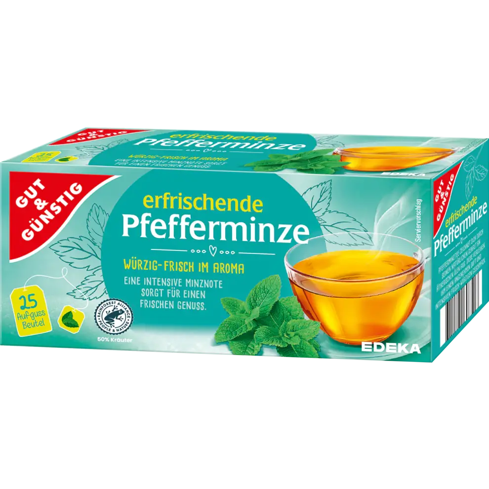 G+G - Peppermint Tea in bags - 25er pck / Pfefferminztee