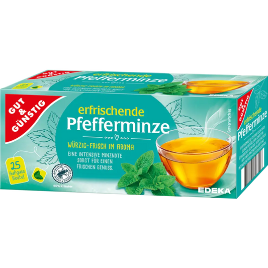 G+G - Peppermint Tea in bags - 25er pck / Pfefferminztee