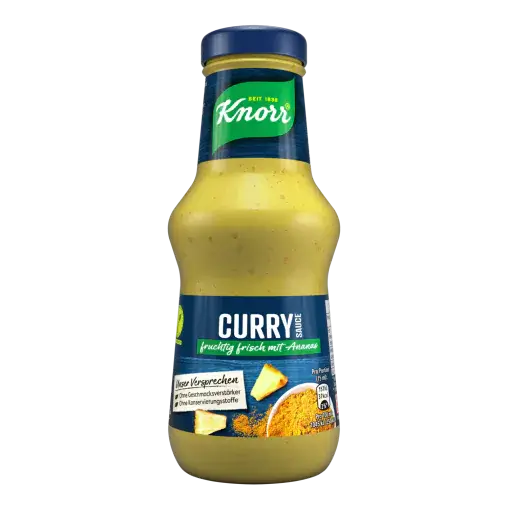 Knorr - Curry Sauce - 250 ml btl / Currysosse